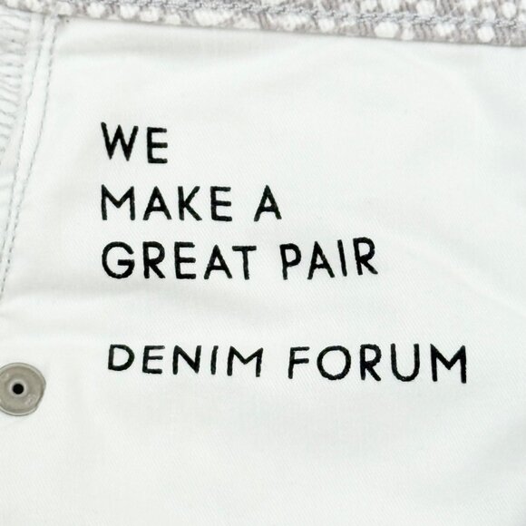 Aritzia Denim Forum Women The Lola Snake Print Light Brown Skinny Crop Jeans 29W - Picture 12 of 12